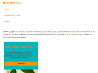 orangeleben.ch Webseite Vorschau