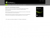 mywords-cms.org Webseite Vorschau