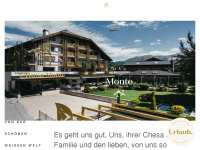 chesa-monte.com Webseite Vorschau