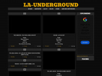 la-underground.com Webseite Vorschau