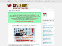 chinavisum-service.de Webseite Vorschau