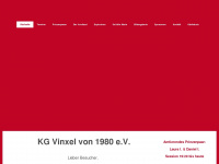 kg-vinxel.de Webseite Vorschau