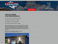 palettenlogistik-krause.de Webseite Vorschau