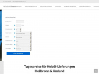 heizoel-heilbronn.de Webseite Vorschau