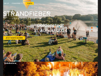 strandfieber-festival.de Webseite Vorschau