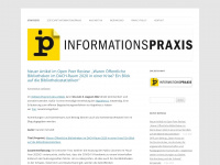 informationspraxis.de Webseite Vorschau