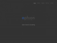 ophion.ch Webseite Vorschau