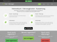 fuel-manager.eu Webseite Vorschau