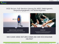 weee-return.de Webseite Vorschau