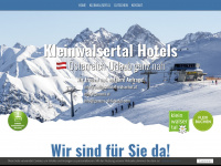 kleinwalsertal-hotels.com Webseite Vorschau