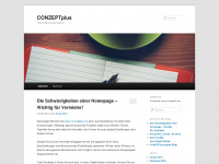 conzeptplus.wordpress.com Webseite Vorschau