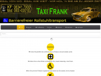 taxi-frank.info Webseite Vorschau