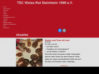 tsc-steinheim1996.de Webseite Vorschau