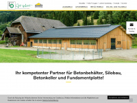 lehnerbau.at Webseite Vorschau