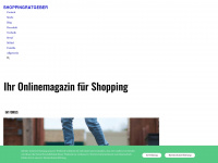 shoppingratgeber.at Webseite Vorschau