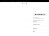 handballzweinull.de Webseite Vorschau