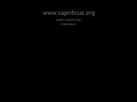 caprificus.org Webseite Vorschau