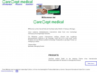 carecept-medical.de Webseite Vorschau