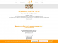 praxis-kapala.de Webseite Vorschau
