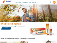 fenistil.ch Webseite Vorschau