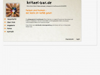kritzel-bar.de Webseite Vorschau