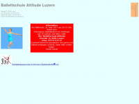 ballettschule-attitude.ch Webseite Vorschau