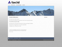 tacid.ch Webseite Vorschau