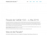 parade-der-vielfalt.de Webseite Vorschau