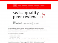 swiss-quality-peer-review.ch Webseite Vorschau
