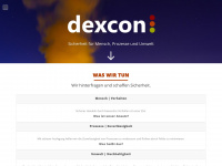 dexcon.eu Webseite Vorschau