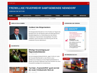 feuerwehr-sgnenndorf.org Webseite Vorschau