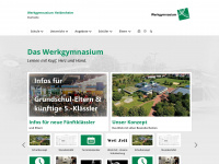 werkgymnasium.de Webseite Vorschau