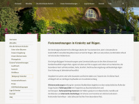 krakvitz-ruegen.de Webseite Vorschau