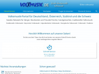 volxmusik.de Webseite Vorschau