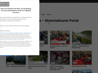 motorrad-reiseberichte.at Webseite Vorschau