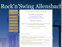 rocknswing-allensbach.de Webseite Vorschau