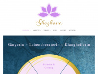 shoshana.de Webseite Vorschau