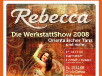 show-rebecca.de Webseite Vorschau