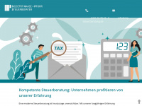 shp-steuerberatung.de Webseite Vorschau