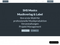 shsmusics.de Webseite Vorschau