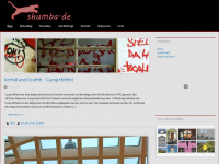 shumba.de Webseite Vorschau