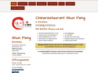 shunfeng.de Webseite Vorschau