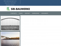 sib-bauwerke.de Webseite Vorschau