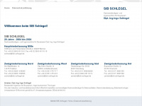 sib-schlegel.de Webseite Vorschau