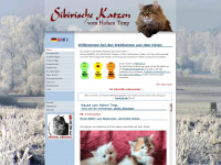 sibirische-waldkatze.de Webseite Vorschau