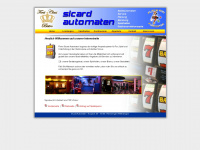 sicard-automaten.de Webseite Vorschau