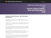 sichere-online-casinos.de Webseite Vorschau