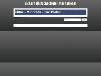 sicherheitsfachschule.ch Webseite Vorschau