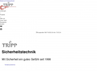 sicherheitstechnik-tripp.de Webseite Vorschau