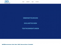 sid.ch Webseite Vorschau